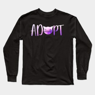 Adopt don't shop - Cats Long Sleeve T-Shirt